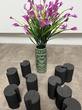 10 x floristry Floral Foam Cylinders, Round Foam Blocks for Artificial Flowers 