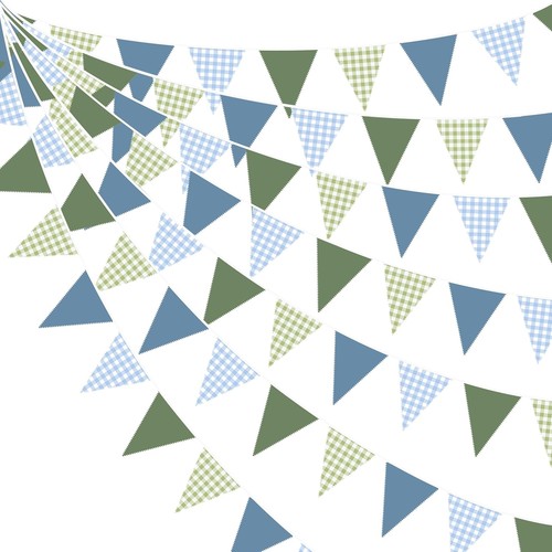 32ft blue green plaid - 32ft,