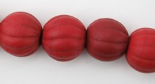 Glass trade bead necklace