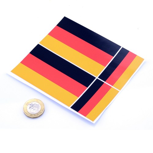 German flag stickers - flag, 3"