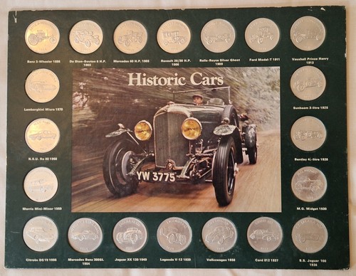 Shell historic cars coin - shell,