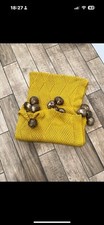 Next Beautiful knitted blanket in mustard125×160cm