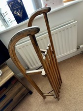 Fantastic Vintage Wooden Sledge Christmas Decoration