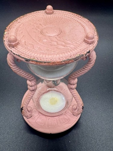 Pink hourglass sand timer - hourglass,