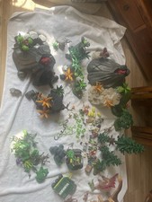 Large Playmobil Dinosaur Volcano Bundle With Figures