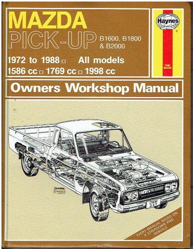 Mazda b1600 b1800 b2000 - mazda,