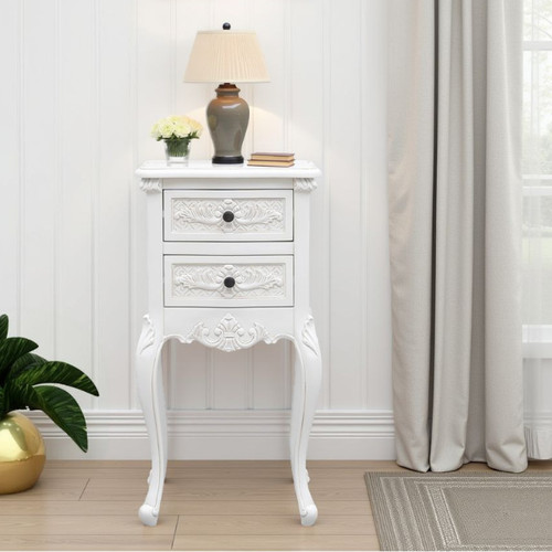 French rococo bedside table - table, |