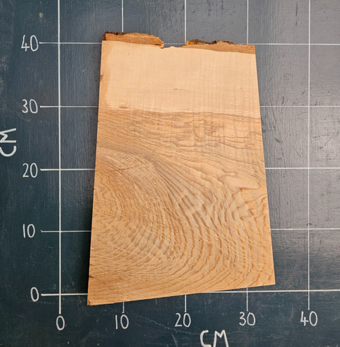 Kiln dried planed ash slab - dried,
