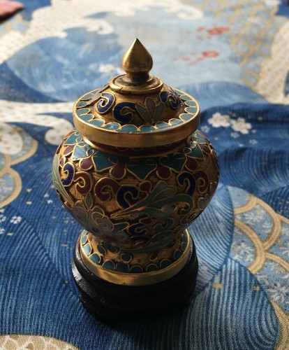 Vintage cloisonné miniature - vintage,