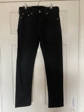 Men’s Levis 510 Skinny Fit Jean Zip Fly Black Waist 27 Leg 32 W27 L32