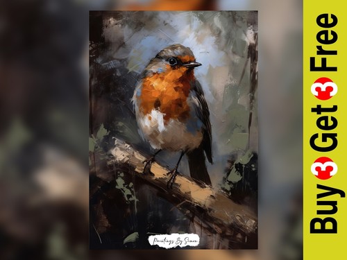 Charming robin branch - a,