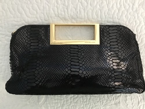 Michael kors black python - kors,