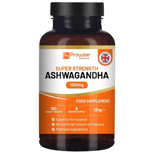 Ashwagandha 1500mg 180 vegan - ashwagandha,