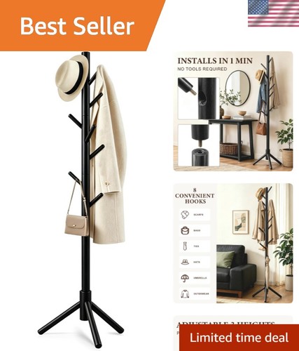 Sturdy wooden coat - sturdy, with