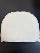 Vintage White Irish Linen Tea