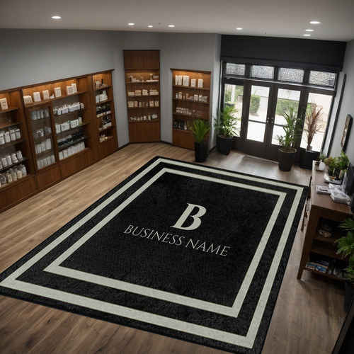 Personalized business logo - business, rug