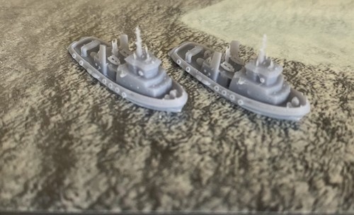 1200 printed harbour - 1:1200, 3d