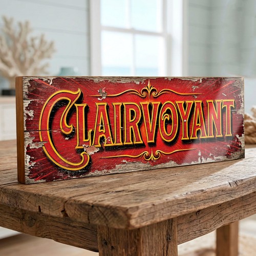 Clairvoyant large 40cm sign - large,