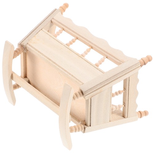 Beige durable wooden miniature - durable,