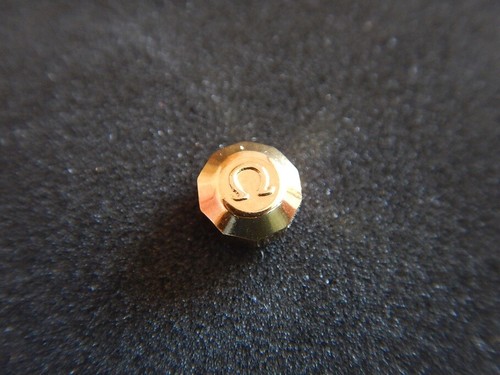 Omega yellow gold plated crown - yellow,