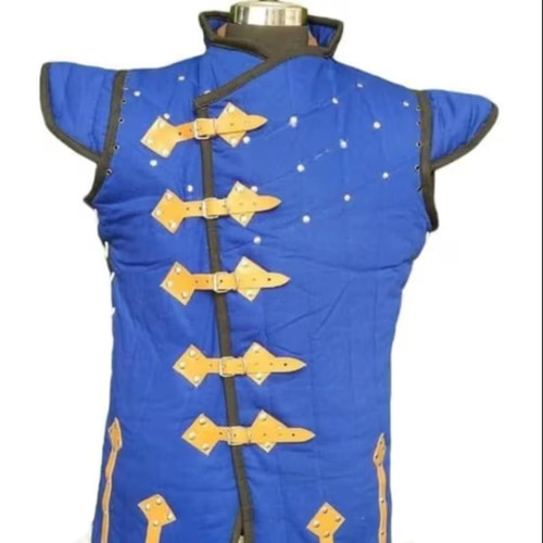Medieval sleeveless gambeson - sleeveless,