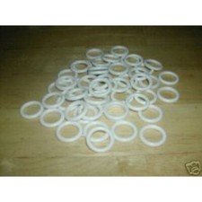 Roman Blind Curtain Rings - 21mm white Plastic  - Packs of 10, 20, 50 & 100