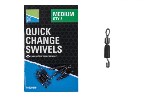 Preston quick change swivels - preston,