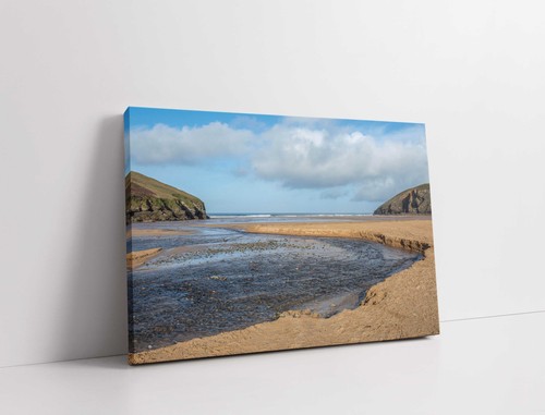 Mawgan porth beach - beach, tide