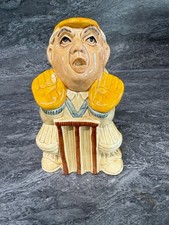 H.J. Wood Collectible Character Jug by Veronica Wheetland-Cricket Wicket Keeper