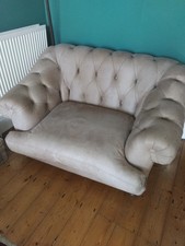 Loaf Bagsie Loveseat In Tan Leather