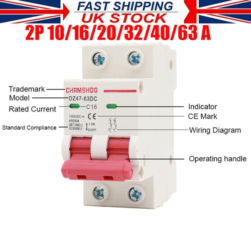 Circuit breaker solar fuse - breaker,