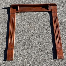 Vintage Wooden Fire Surround Mantelpiece 130cm x 122cm