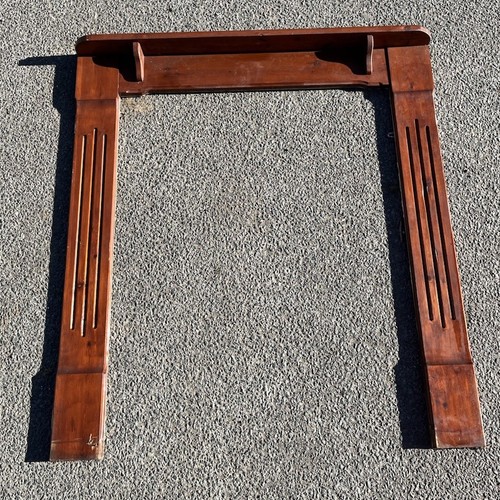 Vintage wooden fire surround - vintage,