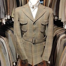 Vintage Mens 40L Tweed Full