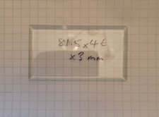 BEVELLED CARRIAGE CLOCK GLASS
