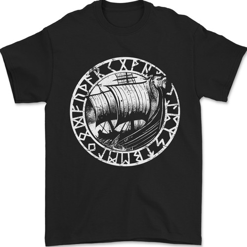 Viking ship with norse - ship,