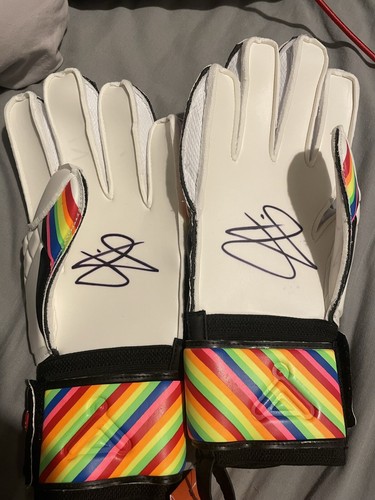 Jordan pickford signed gloves - jordan,