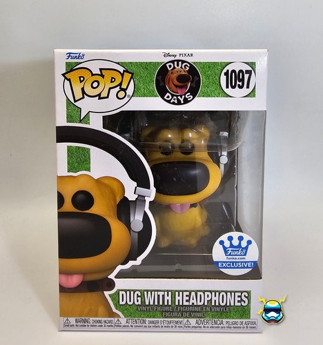 Funko pop dug with - pop, headphones