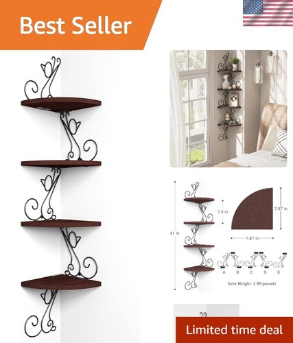 Shape tier corner shelf - s-shape,