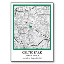 Celtic Football Poster, Celtic