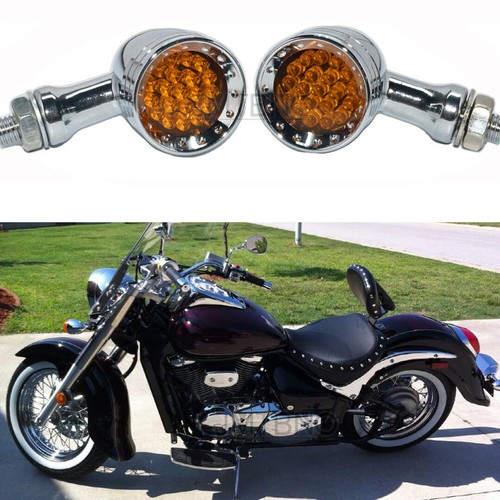 Chrome motorcycle led turn - chrome,