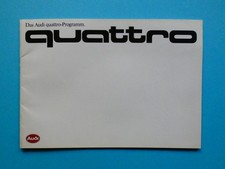 Brochure - Audi Quattro - 80