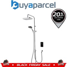 Triton ENVi 9.0KW Thermostatic Matt Silver Electric DuElec Diverter Shower