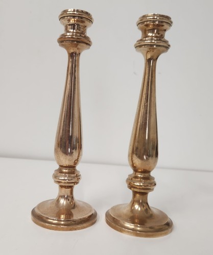 Pair vintage copper brass - pair,