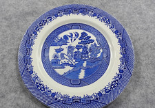 Plate Blue Willow Barratts