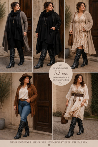 Leather boots size xxl calf - size,