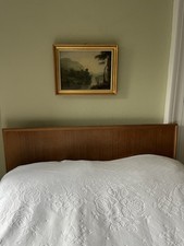 Meredew Oak/veneer Headboard Double Bed mid century 1950’s