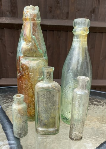 Collection antique glass - of,