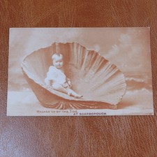 Original Vintage Postcard Baby