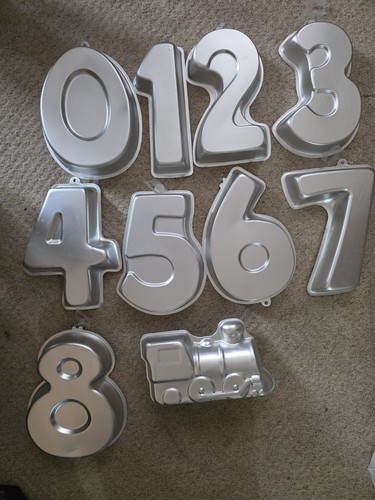 Cake moulds and 3d train - and,